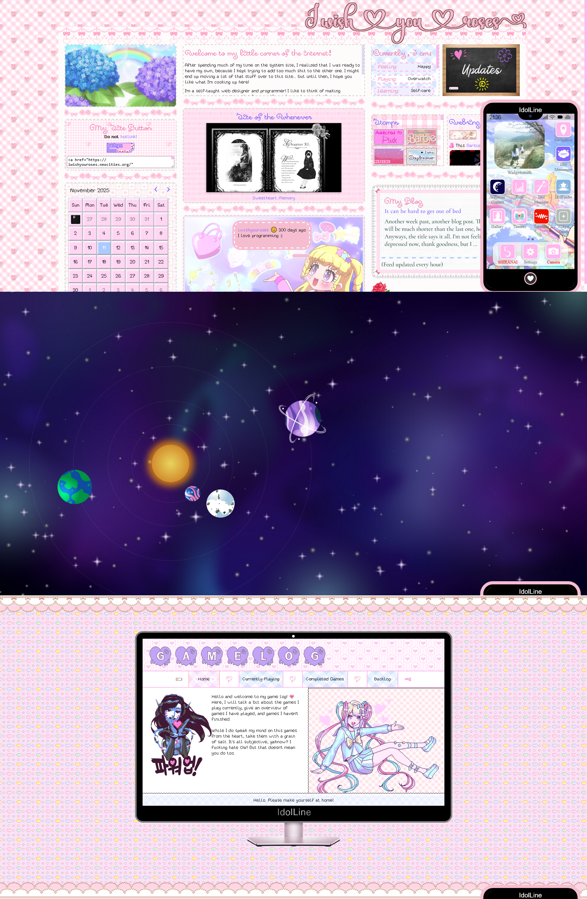 I Wish You Roses Official Website Screenshot