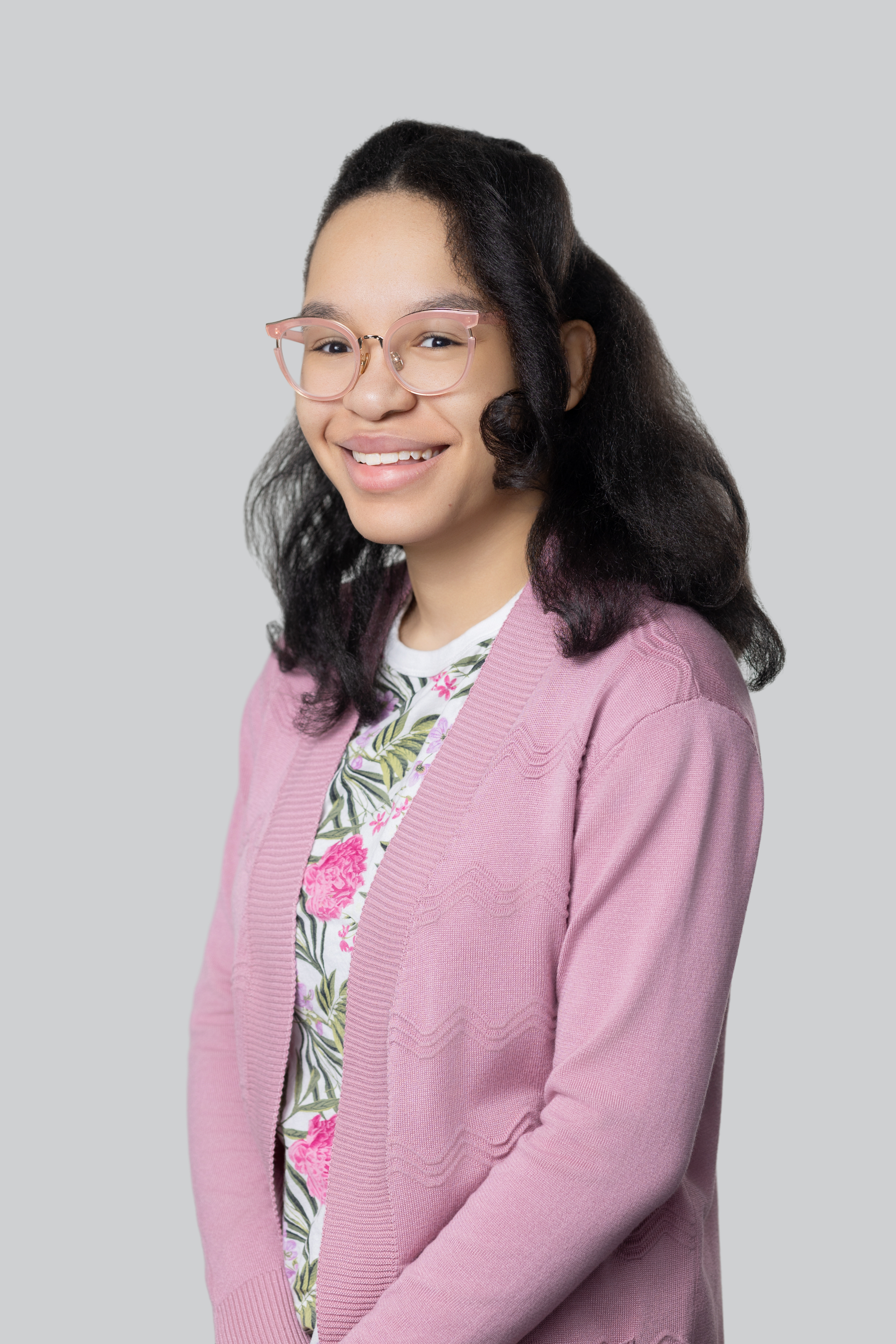 A headshot of Hana Harris